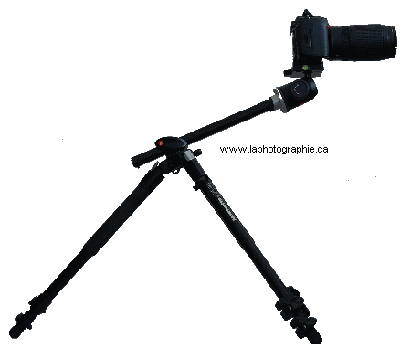 Photo d'un trépied Manfrotto